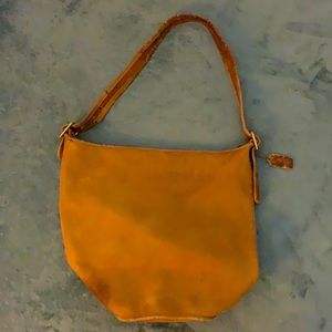 Coach Vintage British Tan Large Bucket Duffle Bag